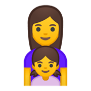 👩‍👧 Emoji Familia: Mujer Y Niña en Google Android 10.0 March 2020 Feature Drop.