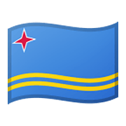 Émoji 🇦🇼 Drapeau : Aruba sur Google Android 10.0 March 2020 Feature Drop.
