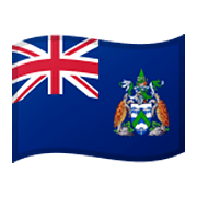 🇦🇨 Emoji Bandera: Isla De La Ascensión en Google Android 10.0 March 2020 Feature Drop.