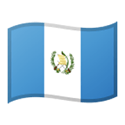 Emoji 🇬🇹 Bandiera: Guatemala su Google Android 10.0 March 2020 Feature Drop.