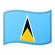 🇱🇨 Emoji Bandera: Santa Lucía en Google Android 10.0 March 2020 Feature Drop.