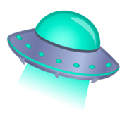Emoji 🛸 Disco Volante su Google Android 10.0 March 2020 Feature Drop.