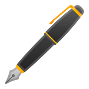 Émoji 🖋️ Stylo Plume sur Google Android 10.0 March 2020 Feature Drop.