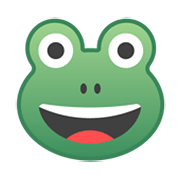 Emoji 🐸 Rana su Google Android 10.0 March 2020 Feature Drop.