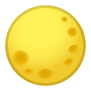 Émoji 🌕 Pleine Lune sur Google Android 10.0 March 2020 Feature Drop.