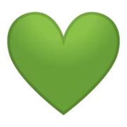 Emoji 💚 Cuore Verde su Google Android 10.0 March 2020 Feature Drop.