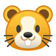 Émoji 🐹 Hamster sur Google Android 10.0 March 2020 Feature Drop.