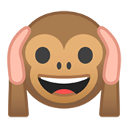 🙉 Emoji sich die Ohren zuhaltendes Affengesicht Google Android 10.0 March 2020 Feature Drop.