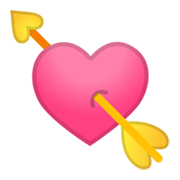 Emoji 💘 Cuore Con Freccia su Google Android 10.0 March 2020 Feature Drop.