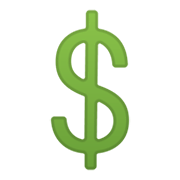 Émoji 💲 Dollar sur Google Android 10.0 March 2020 Feature Drop.
