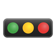 Emoji 🚥 Semaforo Orizzontale su Google Android 10.0 March 2020 Feature Drop.