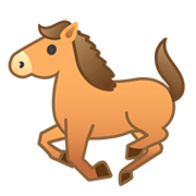 Emoji 🐎 Cavallo su Google Android 10.0 March 2020 Feature Drop.