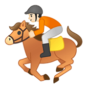 🏇🏻 Emoji Corrida De Cavalos: Pele Clara na Google Android 10.0 March 2020 Feature Drop.