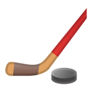 Emoji 🏒 Hockey Su Ghiaccio su Google Android 10.0 March 2020 Feature Drop.