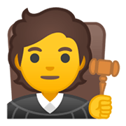 Emoji 🧑‍⚖️ Giudice su Google Android 10.0 March 2020 Feature Drop.