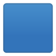 Emoji 🟦 Quadrato Blu su Google Android 10.0 March 2020 Feature Drop.