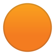Emoji 🟠 Cerchio Arancione su Google Android 10.0 March 2020 Feature Drop.