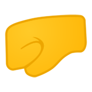 Emoji 🤛 Pugno A Sinistra su Google Android 10.0 March 2020 Feature Drop.