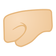 Emoji 🤛🏻 Pugno A Sinistra: Carnagione Chiara su Google Android 10.0 March 2020 Feature Drop.