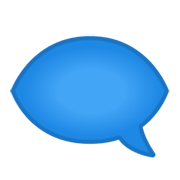 Emoji 🗨️ Nuvoletta Nera su Google Android 10.0 March 2020 Feature Drop.