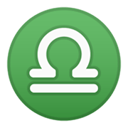 Emoji ♎ Segno Zodiacale Della Bilancia su Google Android 10.0 March 2020 Feature Drop.