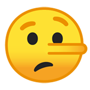 Emoji 🤥 Faccina Bugiarda su Google Android 10.0 March 2020 Feature Drop.