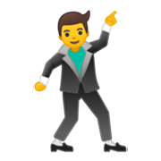 🕺 Emoji Hombre Bailando en Google Android 10.0 March 2020 Feature Drop.