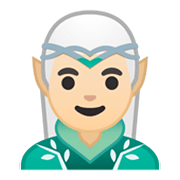 🧝🏻‍♂️ Emoji Elfo Homem: Pele Clara na Google Android 10.0 March 2020 Feature Drop.