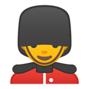 Emoji 💂‍♂️ Guardia Uomo su Google Android 10.0 March 2020 Feature Drop.