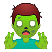 Emoji 🧟‍♂️ Zombie Uomo su Google Android 10.0 March 2020 Feature Drop.