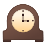 Emoji 🕰️ Orologio Da Mensola su Google Android 10.0 March 2020 Feature Drop.