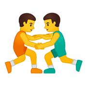 🤼‍♂️ Emoji Hombres Luchando en Google Android 10.0 March 2020 Feature Drop.