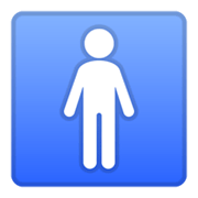 Émoji 🚹 Symbole Toilettes Hommes sur Google Android 10.0 March 2020 Feature Drop.