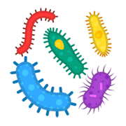 Émoji 🦠 Microbe sur Google Android 10.0 March 2020 Feature Drop.