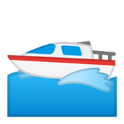 Emoji 🛥️ Barca A Motore su Google Android 10.0 March 2020 Feature Drop.