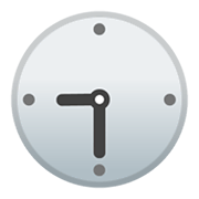 Emoji 🕤 Ore Nove E Mezza su Google Android 10.0 March 2020 Feature Drop.