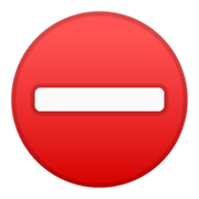 ⛔ Emoji Dirección Prohibida en Google Android 10.0 March 2020 Feature Drop.
