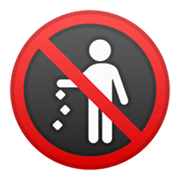 🚯 Emoji Prohibido Tirar Basura en Google Android 10.0 March 2020 Feature Drop.