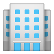 Émoji 🏢 Immeuble De Bureaux sur Google Android 10.0 March 2020 Feature Drop.