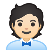 🧑🏻‍💼 Emoji Büroangestellte(r): helle Hautfarbe Google Android 10.0 March 2020 Feature Drop.