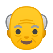 Emoji 👴 Uomo Anziano su Google Android 10.0 March 2020 Feature Drop.