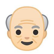 👴🏻 Emoji Homem Idoso: Pele Clara na Google Android 10.0 March 2020 Feature Drop.