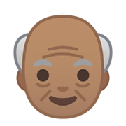 👴🏽 Emoji Homem Idoso: Pele Morena na Google Android 10.0 March 2020 Feature Drop.