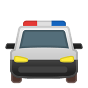 🚔 Emoji Vorderansicht Polizeiwagen Google Android 10.0 March 2020 Feature Drop.