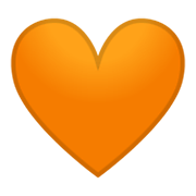 Émoji 🧡 Cœur Orange sur Google Android 10.0 March 2020 Feature Drop.