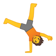 Emoji 🤸 Persona Che Fa La Ruota su Google Android 10.0 March 2020 Feature Drop.