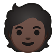🧑🏿 Emoji Persona Adulta: Tono De Piel Oscuro en Google Android 10.0 March 2020 Feature Drop.
