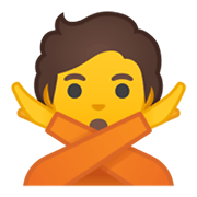 🙅 Emoji Persona Haciendo El Gesto De «no» en Google Android 10.0 March 2020 Feature Drop.