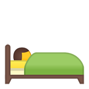 🛌 Emoji im Bett liegende Person Google Android 10.0 March 2020 Feature Drop.