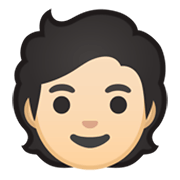Emoji 🧑🏻 Persona: Carnagione Chiara su Google Android 10.0 March 2020 Feature Drop.